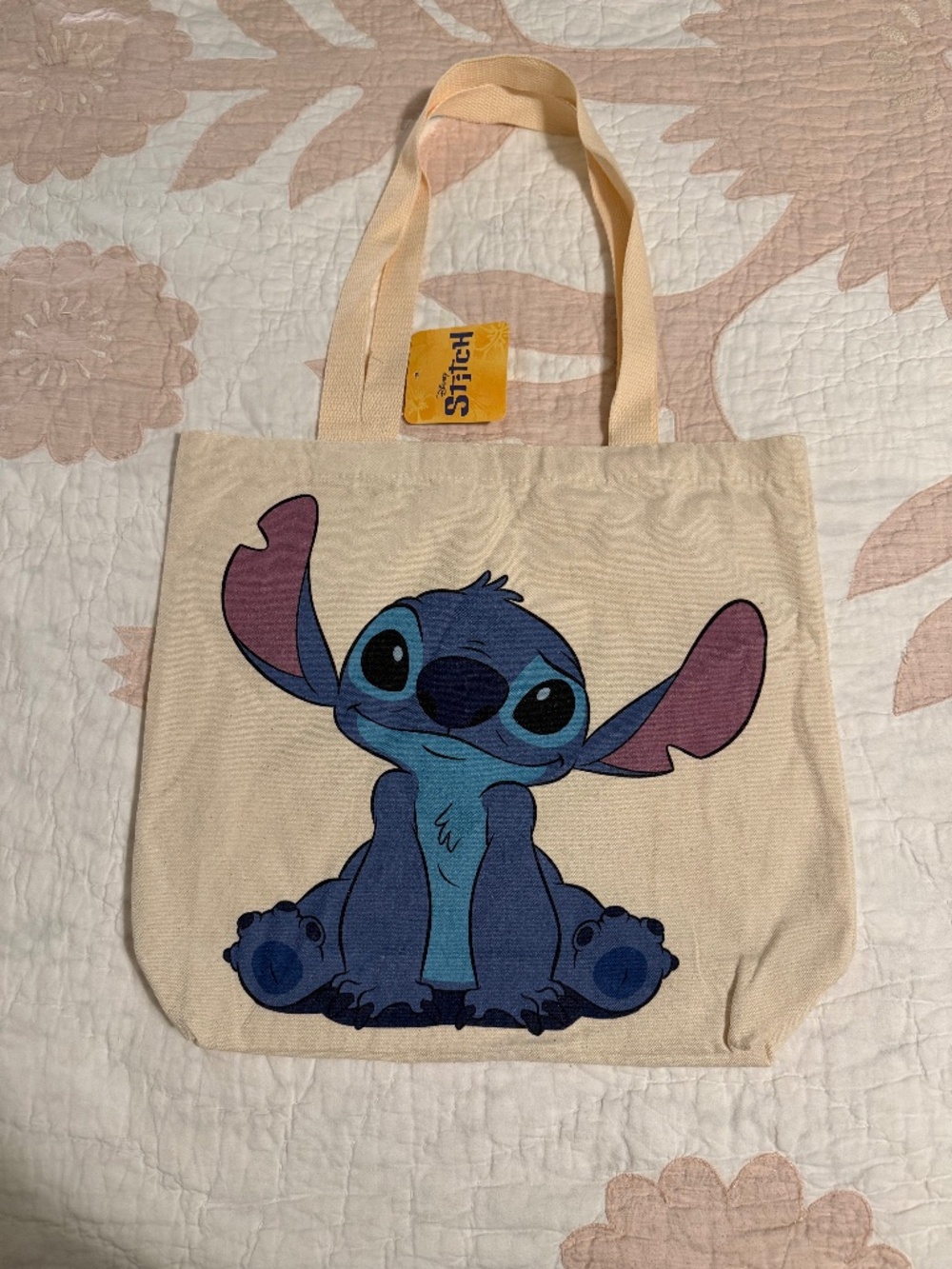 NWT - Disney Stitch Canvas Tote Bag